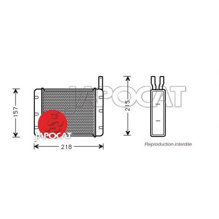 RADIATEUR DE CHAUFFAGE DEF >98