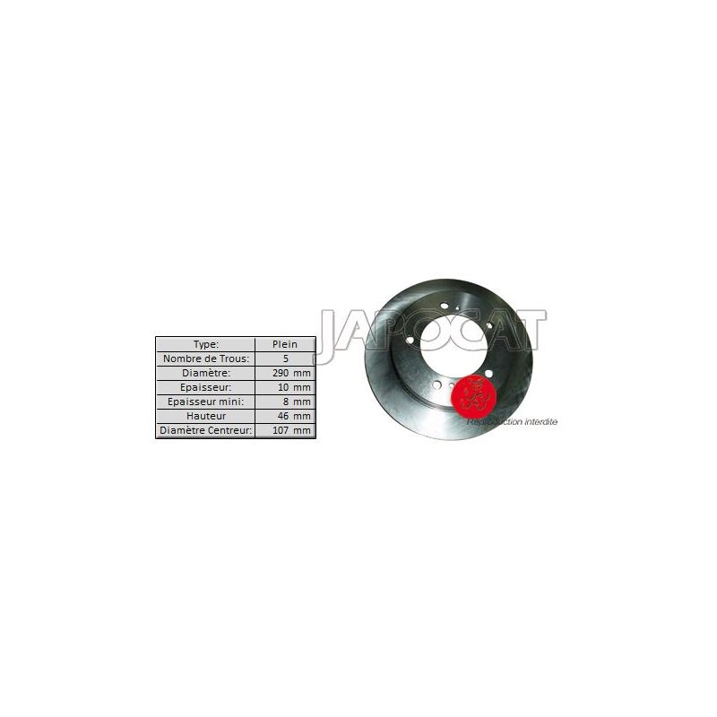 DISQUE AV SUZUKI PLEIN