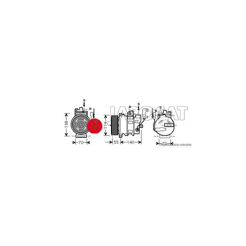 COMPRESSEUR DE CLIM LR