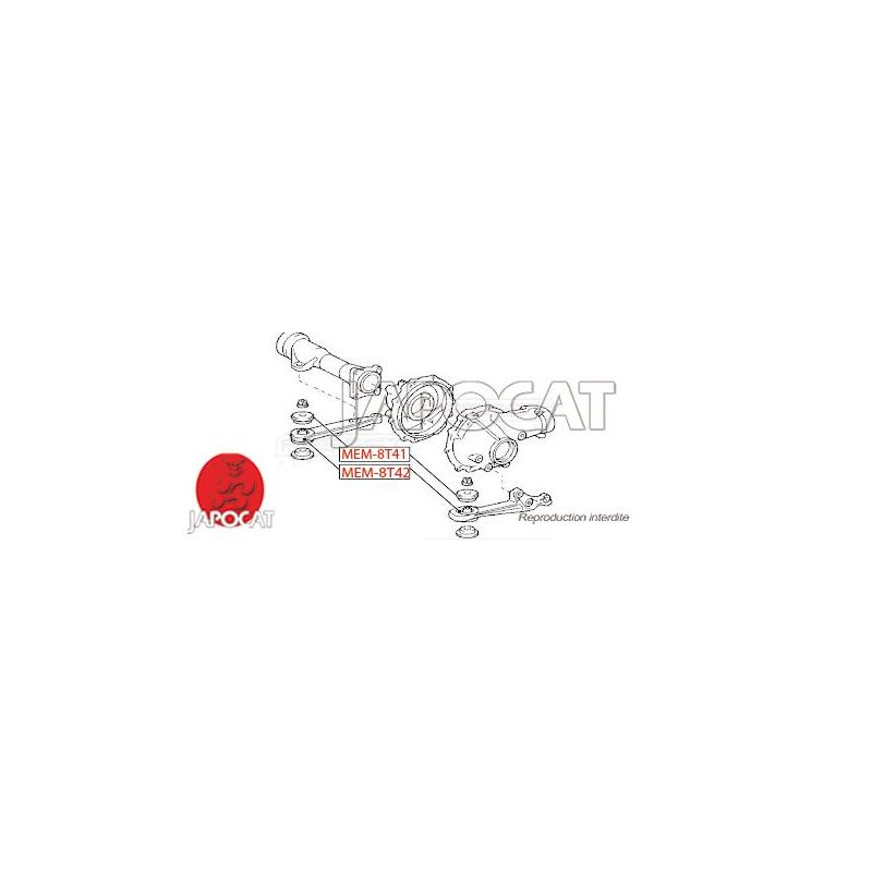 SILENTBLOC SUP PONT KUN/KDJ