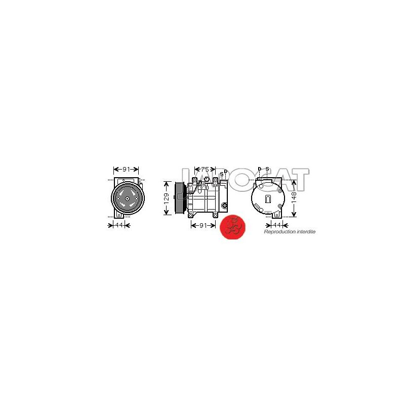 COMPRESSEUR DE CLIM NISSAN