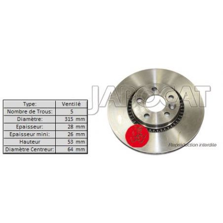 DISQUE AV FREELANDER II