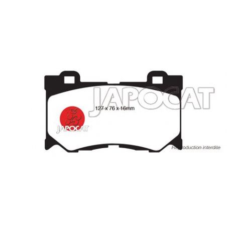 PLAQUETTES AV 370Z/FX EBC