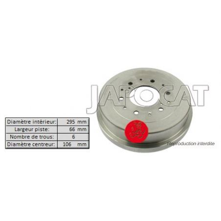 TAMBOUR TOYOTA 295mm