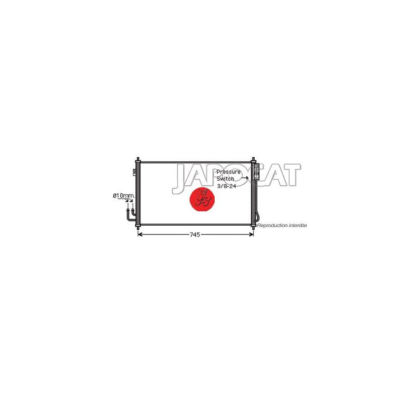 CONDENSEUR NISSAN