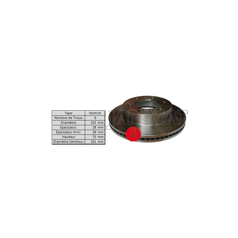 DISQUE AV HUMMER H3