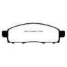 PLAQUETTES AV NV200 EBC