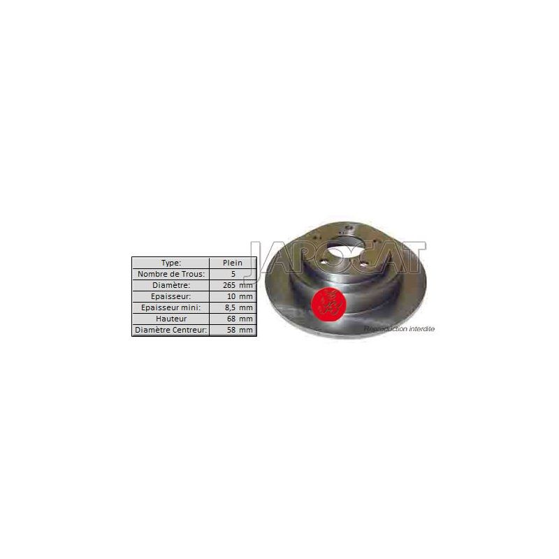 DISQUE AR SUBARU