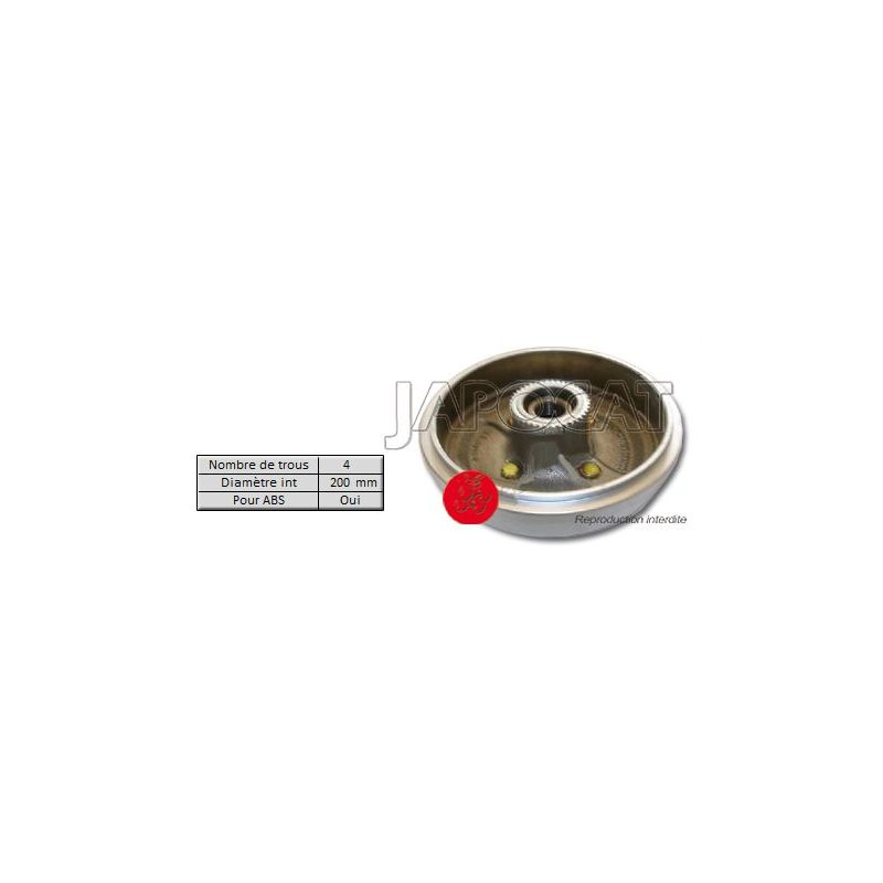 TAMBOUR KALOS Avec ABS