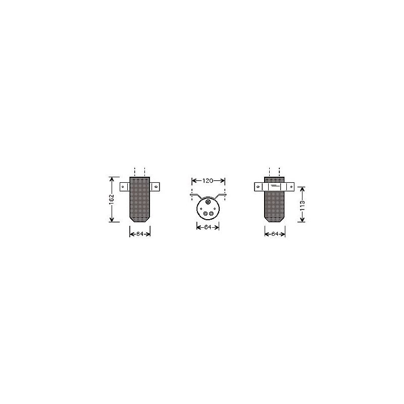 BOUTEILLE DESHYDRATANTE P38