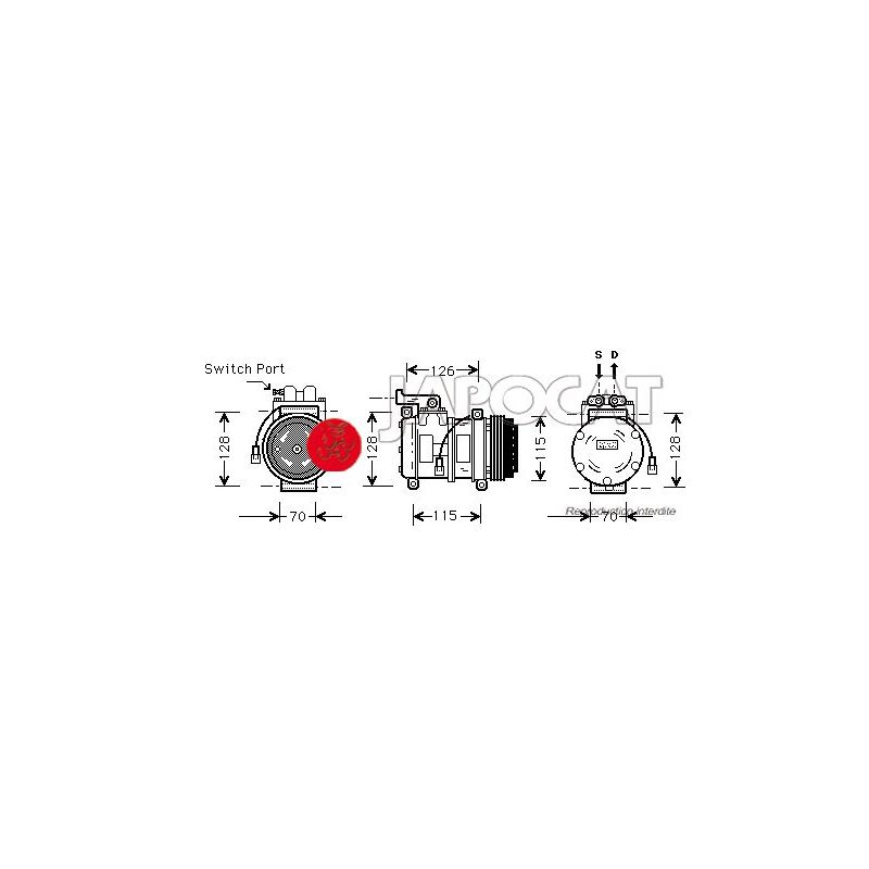COMPRESSEUR DE CLIM LR