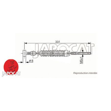 CABLE F.A.M PRIMAIRE T22