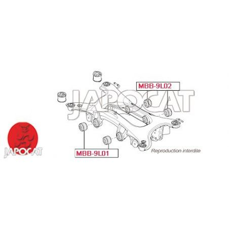 SILENTBLOC AV TRAVERSE AR FREE II