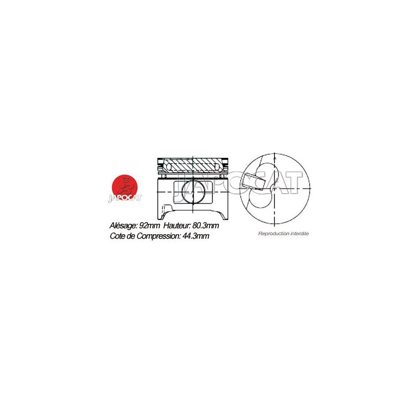 KIT PISTONS 2LTN STD