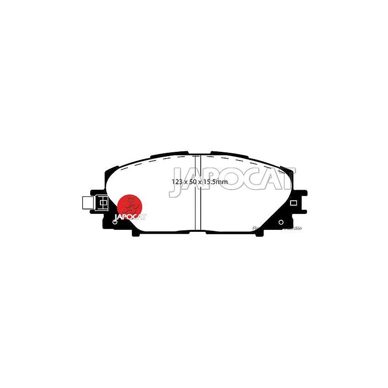 PLAQUETTES AV YARIS/PRIUS