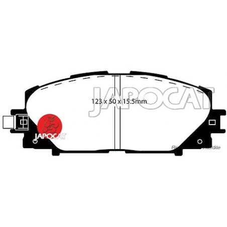 PLAQUETTES AV YARIS/PRIUS