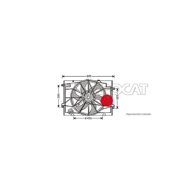 MOTOVENTILATEUR SPORTAGE/TUCSON
