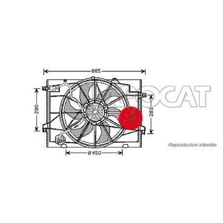 MOTOVENTILATEUR SPORTAGE/TUCSON