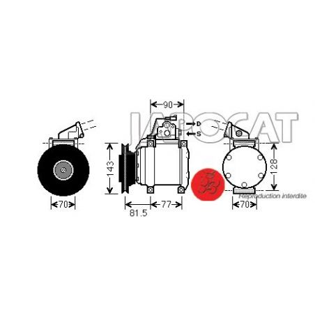 COMPRESSEUR DE CLIM MITSUBISHI