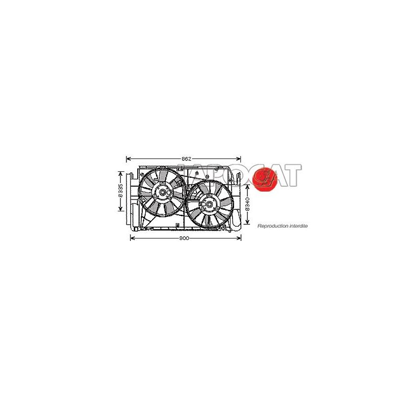 MOTOVENTILATEUR TOYOTA