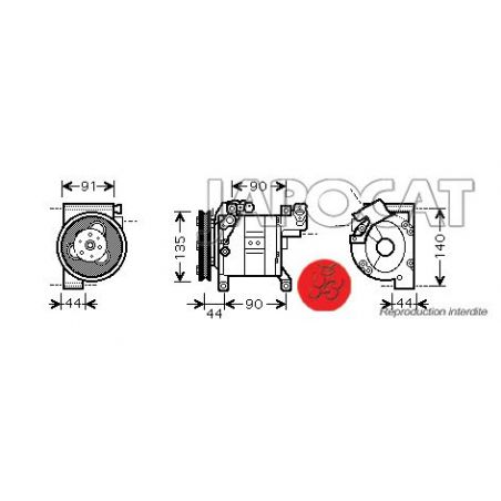 COMPRESSEUR DE CLIM NISSAN