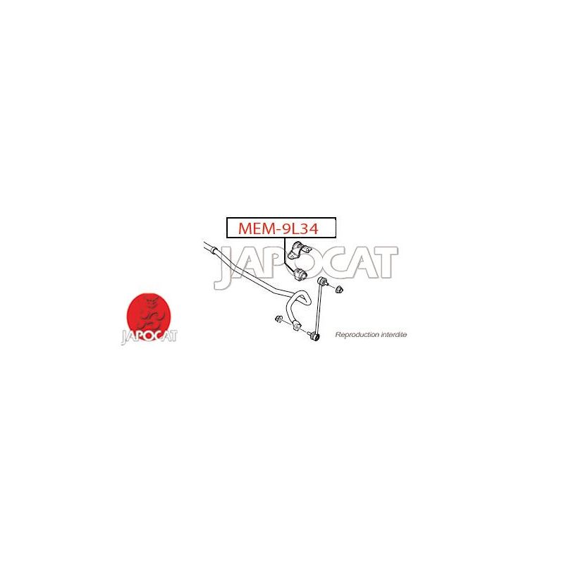 SILENTBLOC BARRE STAB AV FREE II +2