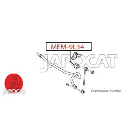 SILENTBLOC BARRE STAB AV FREE II +2