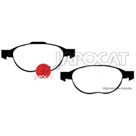 PLAQUETTES AV MAZDA 3/5 EBC