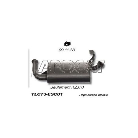 SILENCIEUX CENTRAL KZJ70