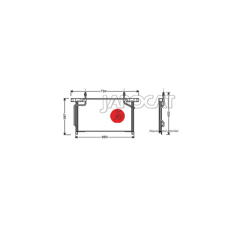 CONDENSEUR NISSAN