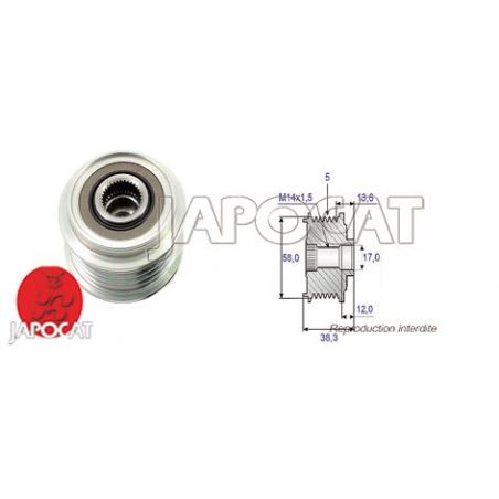 POULIE DEBRAY D'ALTER RAV4