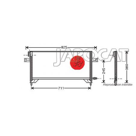 CONDENSEUR NISSAN