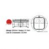 KIT PISTONS EJ25 TEIKIN H:51.1mm