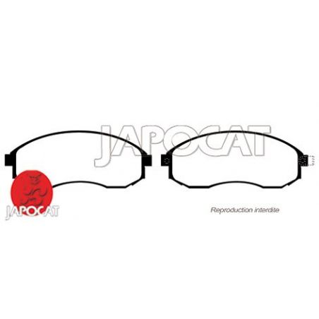 PLAQUETTES AV K74 98> 151mm GREEN