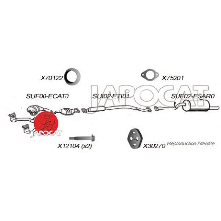 TUBE CENTRAL IMPREZA/FORESTER