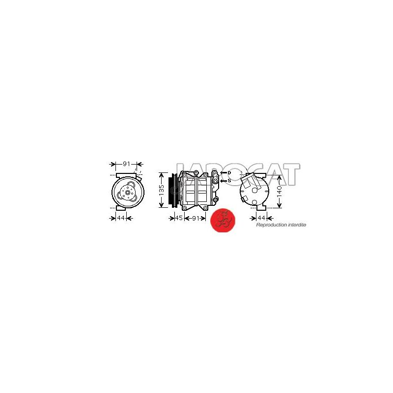 COMPRESSEUR DE CLIM NISSAN