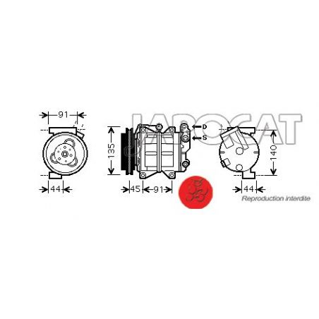 COMPRESSEUR DE CLIM NISSAN