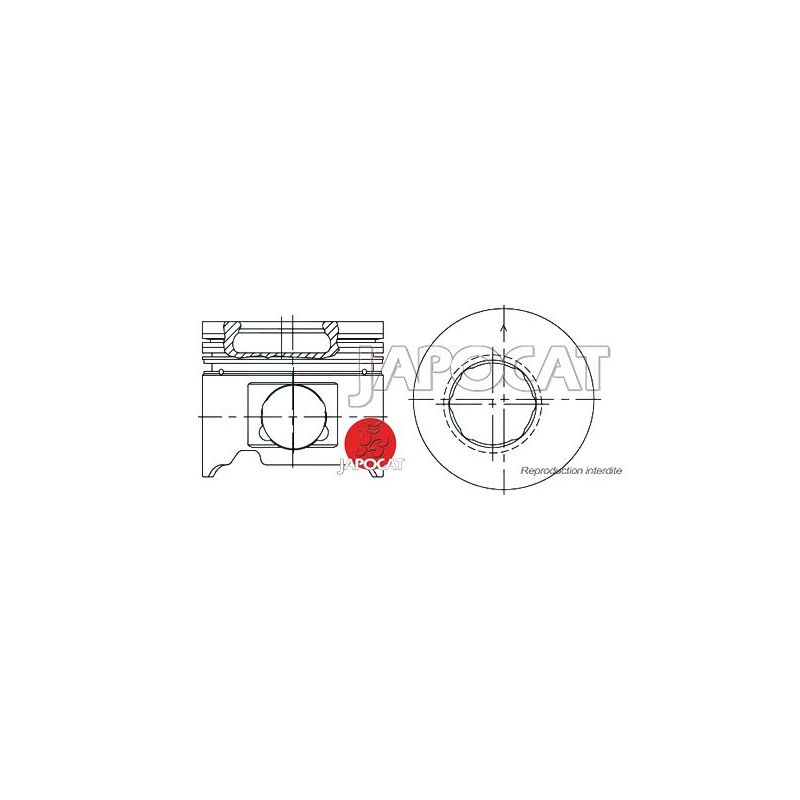 KIT PISTONS 1HDT 07/92>