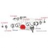 BOULON EXCENTRIQUE BRAS SUP ORIGINE