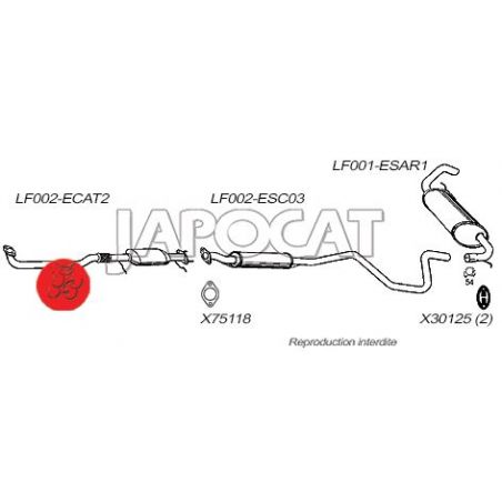 CATALYSEUR LAND ROVER