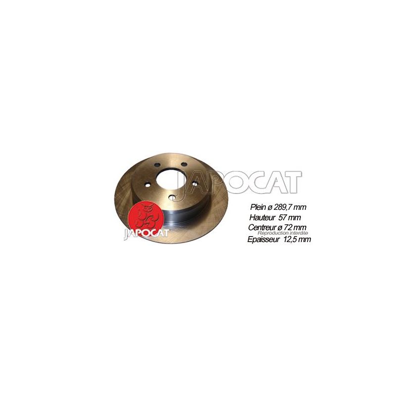 DISQUE de FREIN Arrière (L'unité)