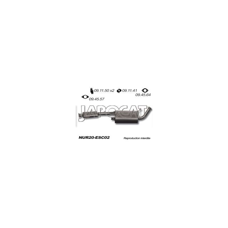 SILENCIEUX CENTRAL R20 >08/99 5P