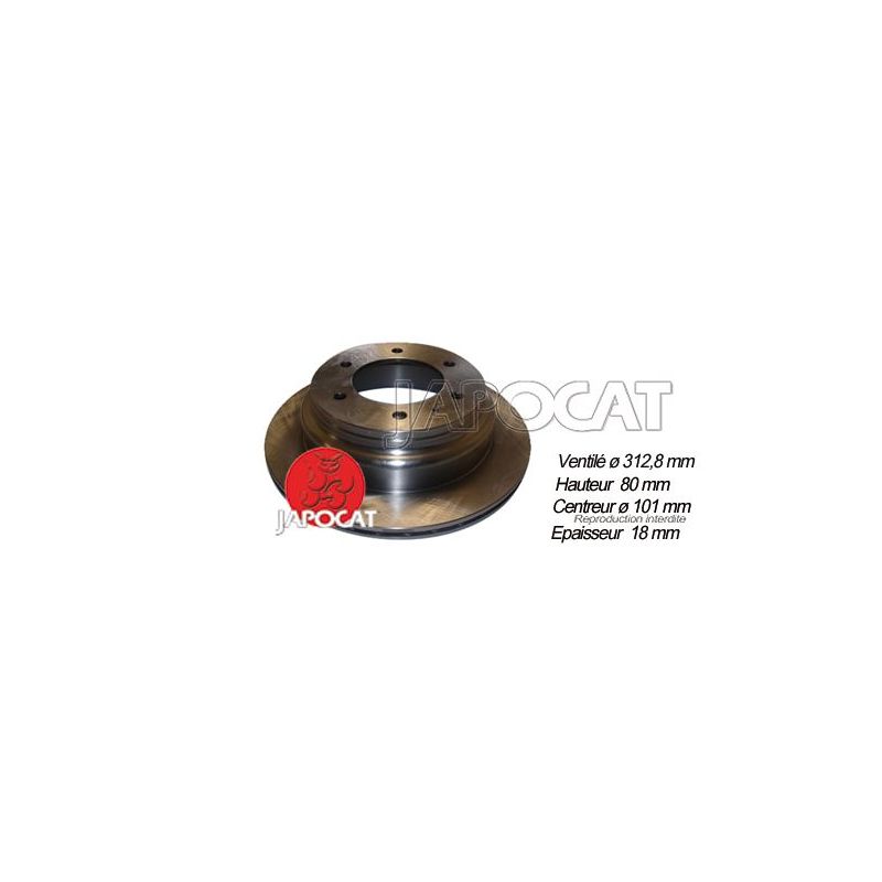 DISQUE de FREIN Arrière (L'unité)