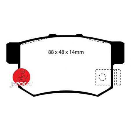 PLAQUETTES de FREIN Arrière EBC Ultimax
