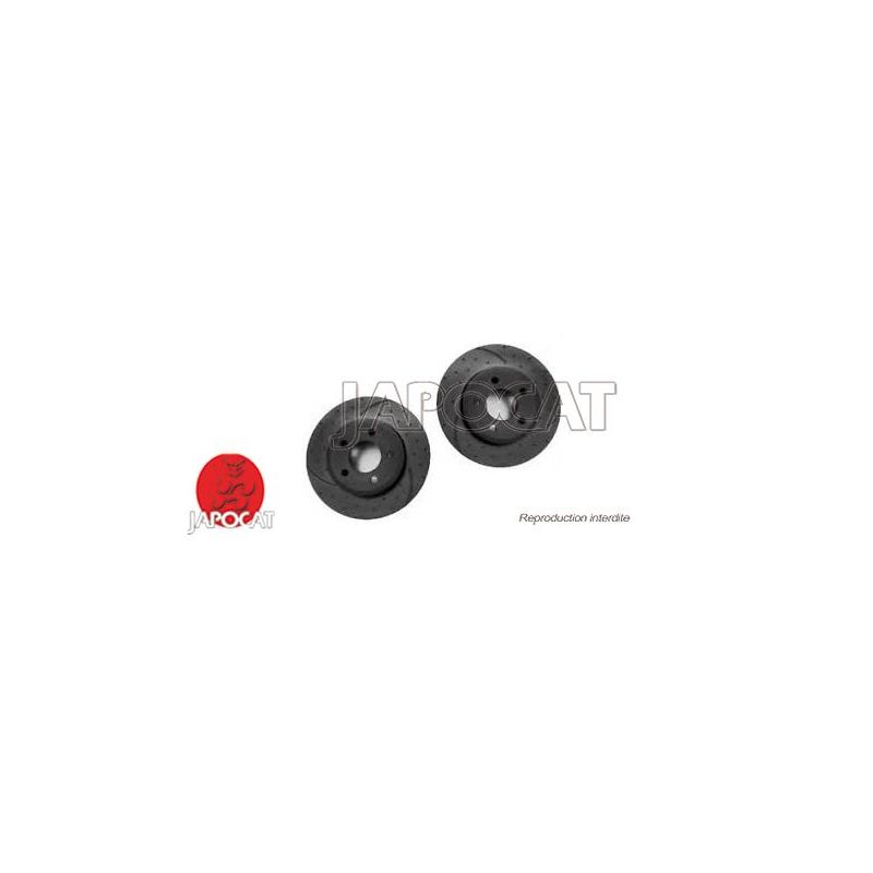 DISQUE de FREIN Avant Rainuré/Pointé RDA (La Paire)