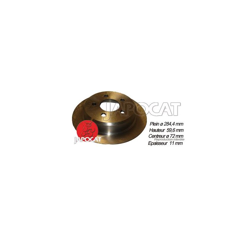 DISQUE de FREIN Arrière (L'unité)
