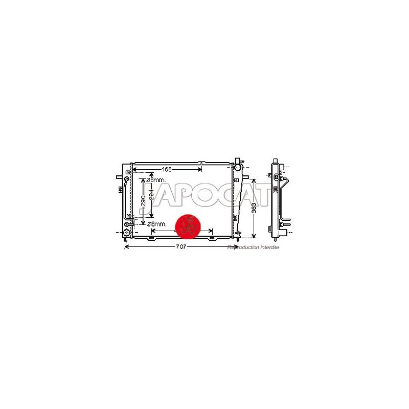 RADIATEUR de Refroidissement