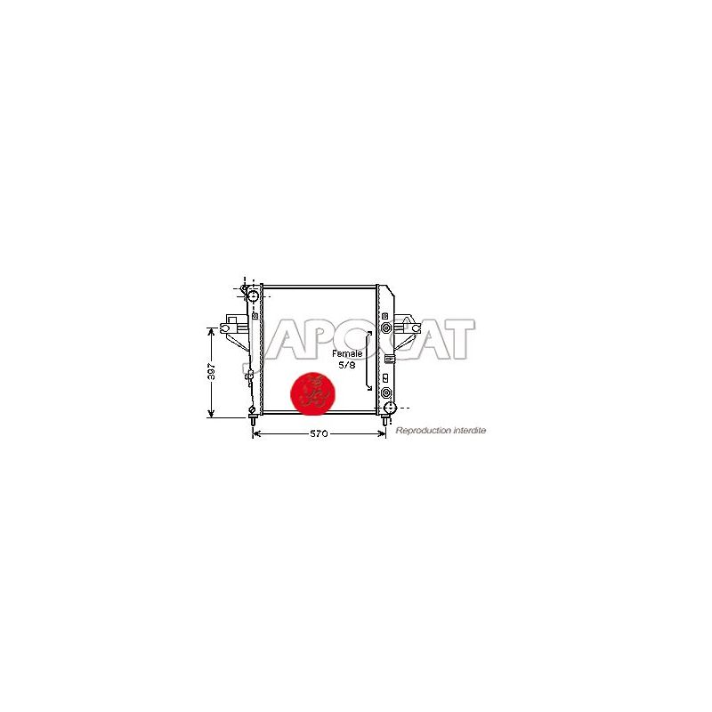 RADIATEUR de Refroidissement