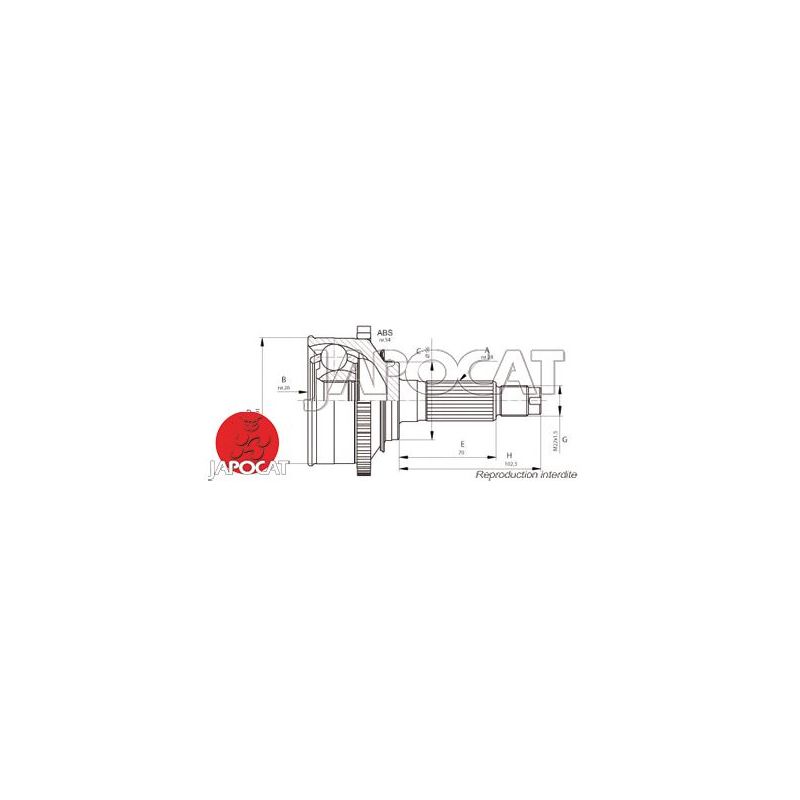 JOINT HOMOCINETIQUE / TETE de CARDAN