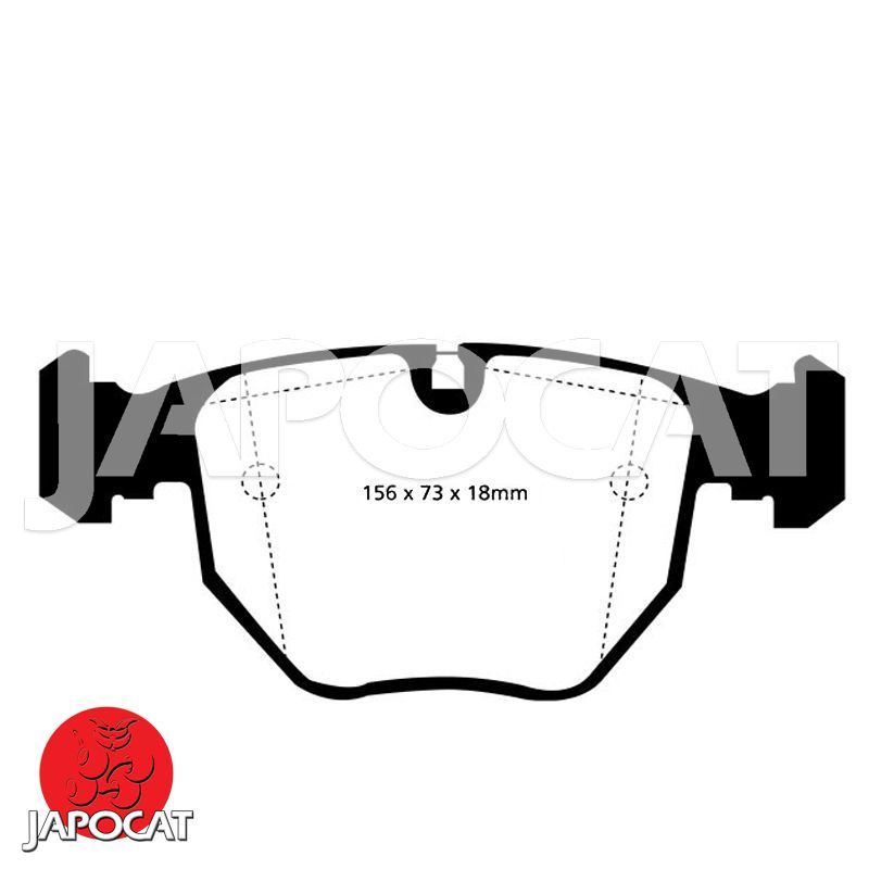 BRAKE PADS Set (Front) (EBC Redstuff)